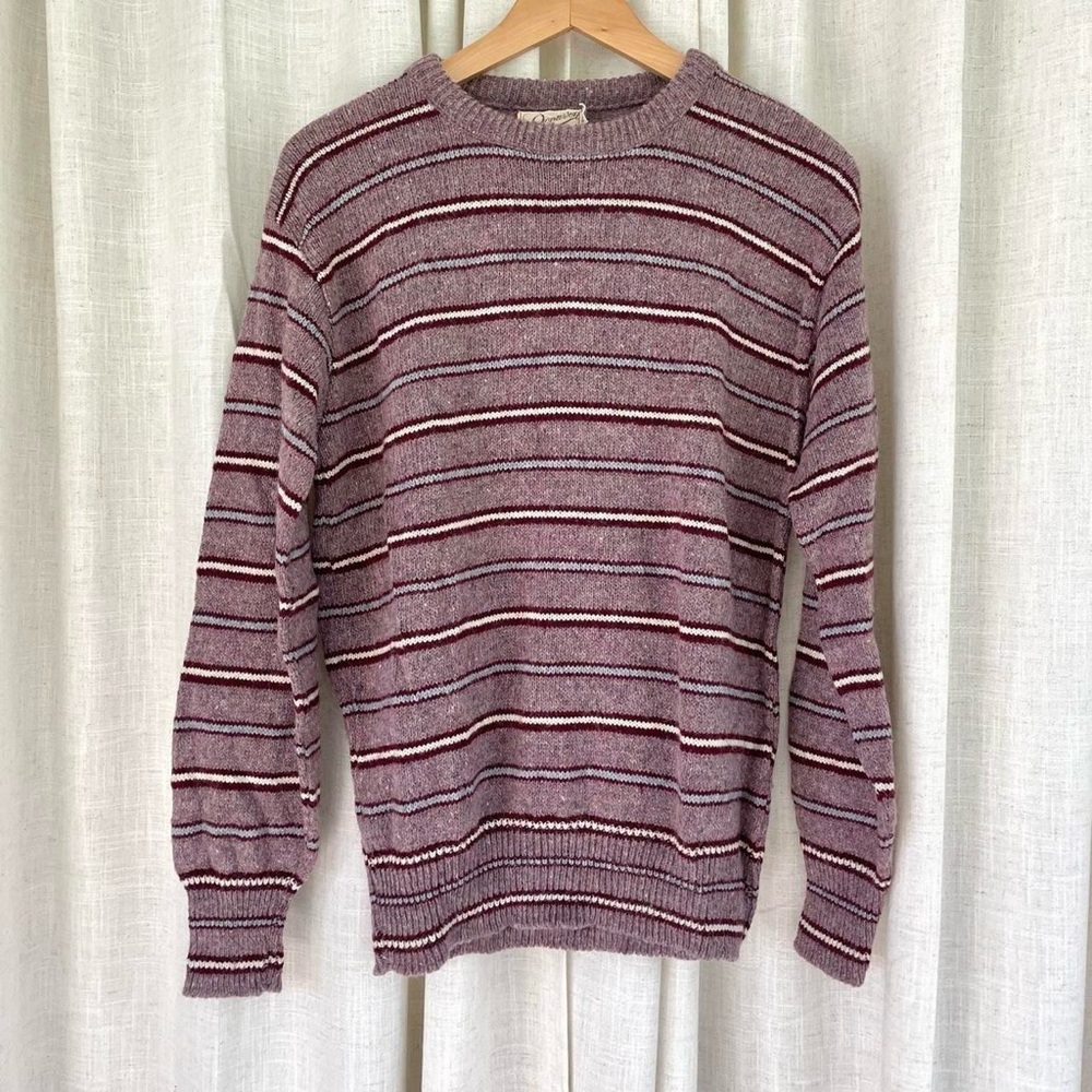Vintage striped wool mix sweater
